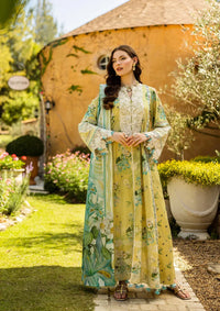 03-Piece Printed Lawn With Embroidery Suit - Ready To Wear