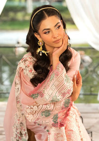 03-Piece Soft Lawn With Schiffli Embroidery Suit - Ready To Wear