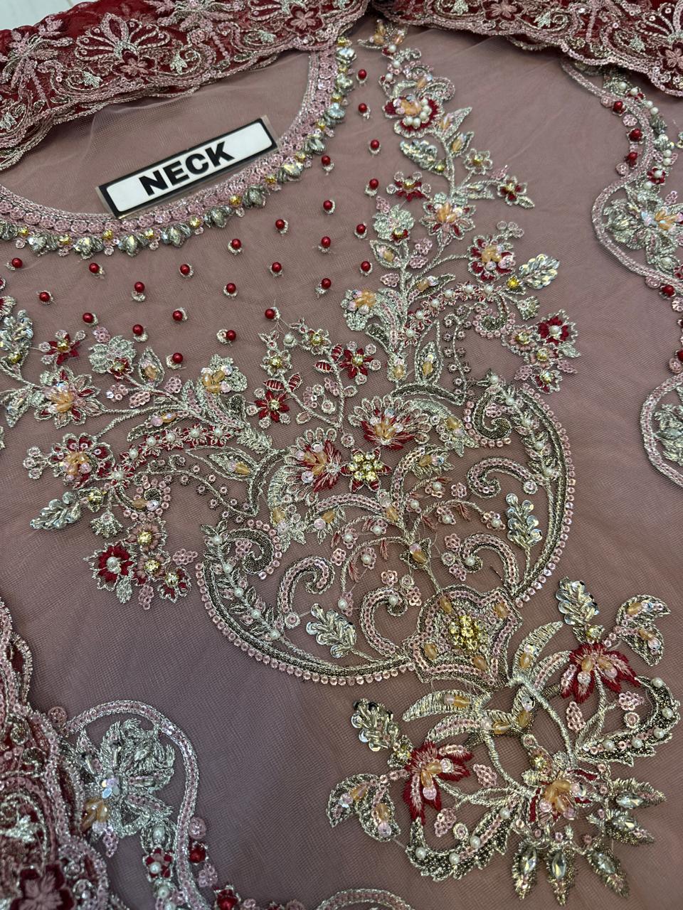 Designer Luxury Suit Net Ready To Wear