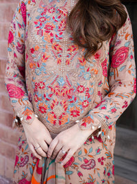03-Piece Printed Lawn Suit - Ready To Wear