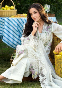 Cream Spring - Embroidered Lawn Suit | Ready To Wear