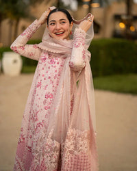 Blush Pink - Embroidered Lawn Suit | Read To Wear