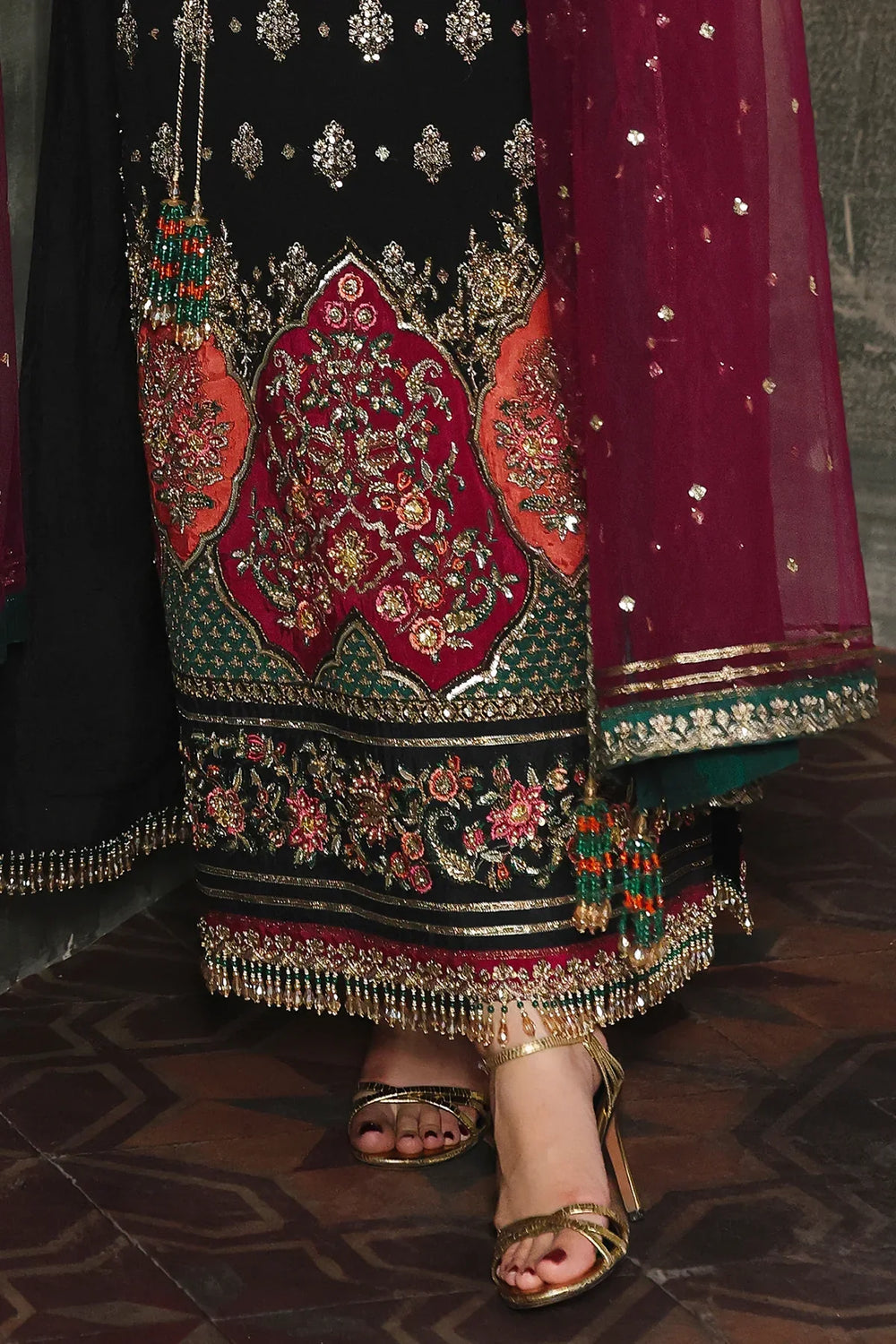 Designer Suit  4-PC  Luxury Collection Ready To Wear
