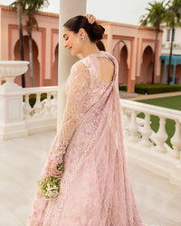 Dusty Rose Lustre - Net Embroidery Maxi | Ready To Wear