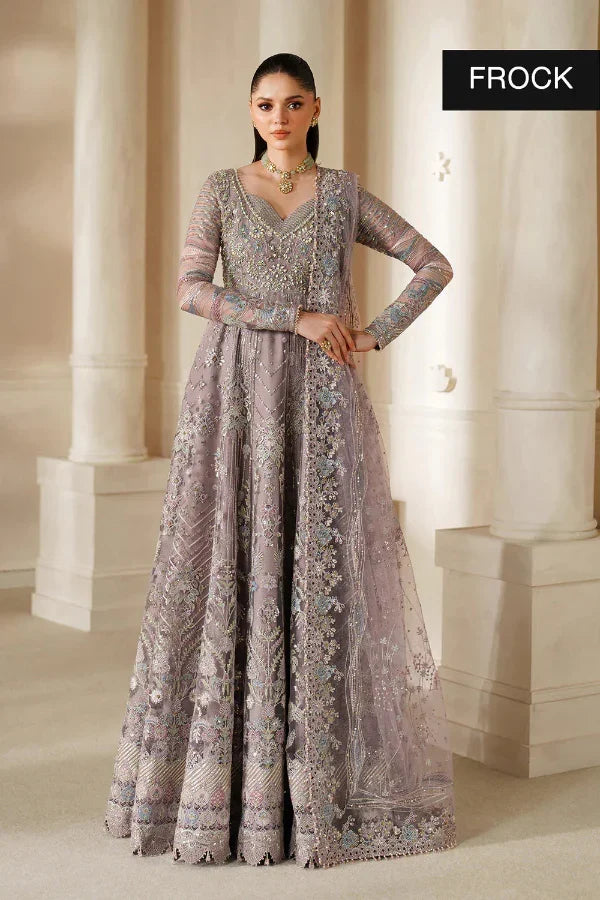 03-Piece Chiffon Suit With Heavy Embroidery - Ready To Wear