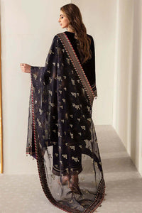 3 Piece Stitched Velvet Suit - Ready To Wear