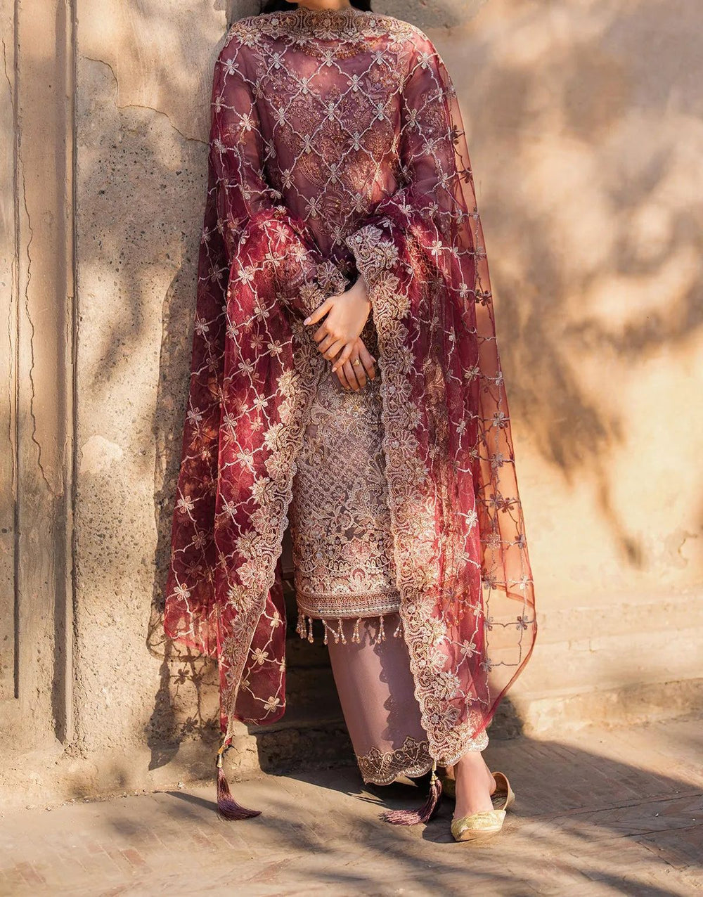 Designer Luxury Suit Net Ready To Wear