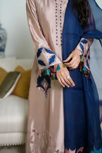 03-Piece Silk Suit With Embroidery | Ready To Wear