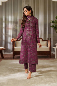 03-Piece Printed Lawn Suit With Embroidery - Ready To Wear
