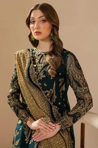 Emerald Antique - Embroidered Chiffon Suit | Ready To Wear
