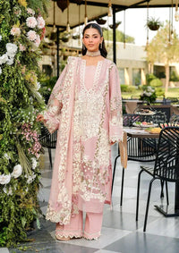 Pastel Pink Grace - Lawn Suit With Organza Dupatta | Ready To Wear