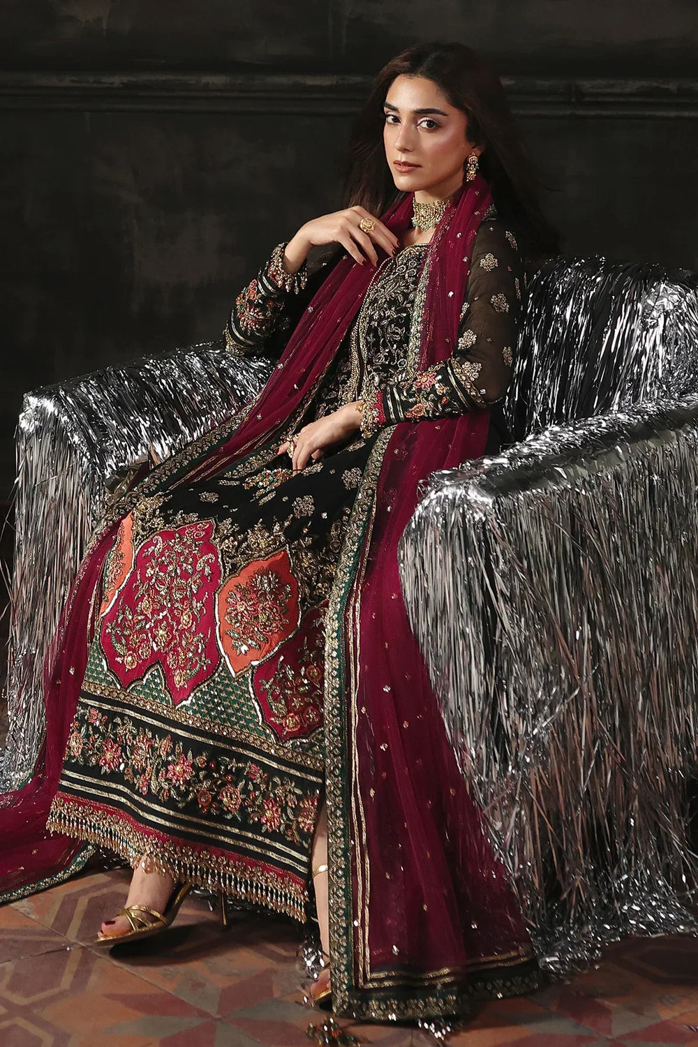Designer Suit  4-PC  Luxury Collection Ready To Wear