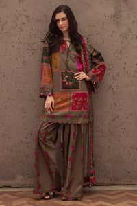 03-Piece Printed Lawn Suit - Ready To Wear