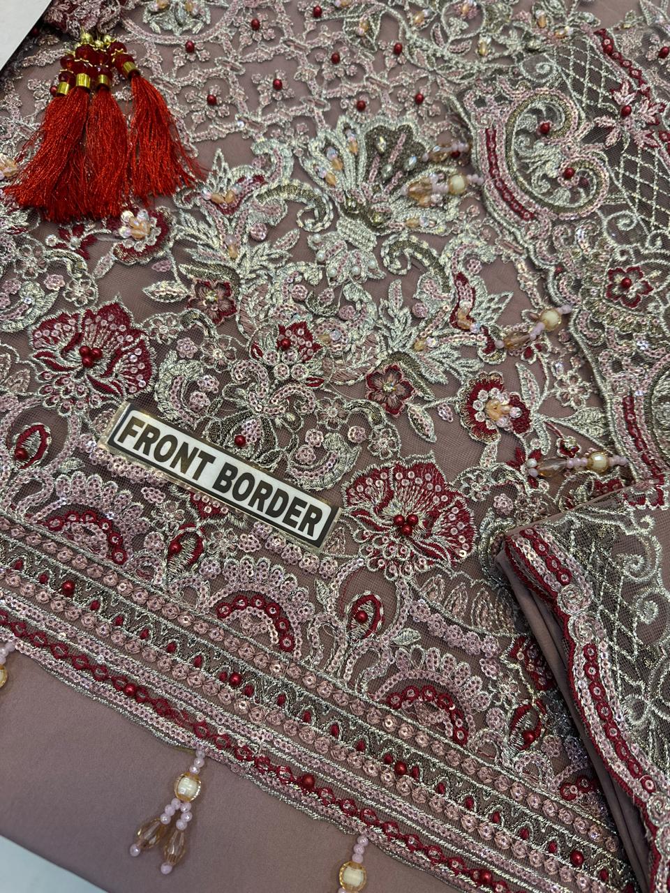 Designer Luxury Suit Net Ready To Wear