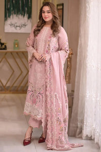 03-Piece Lawn Suit With Embroidery - Ready To Wear