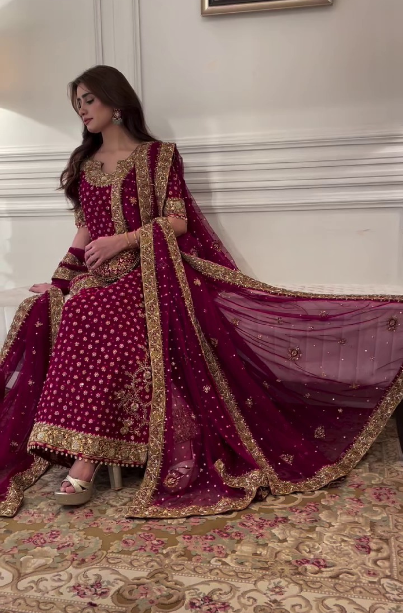 Wedding Edition Shocking Pink Chiffon