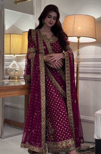 Wedding Edition Shocking Pink Chiffon
