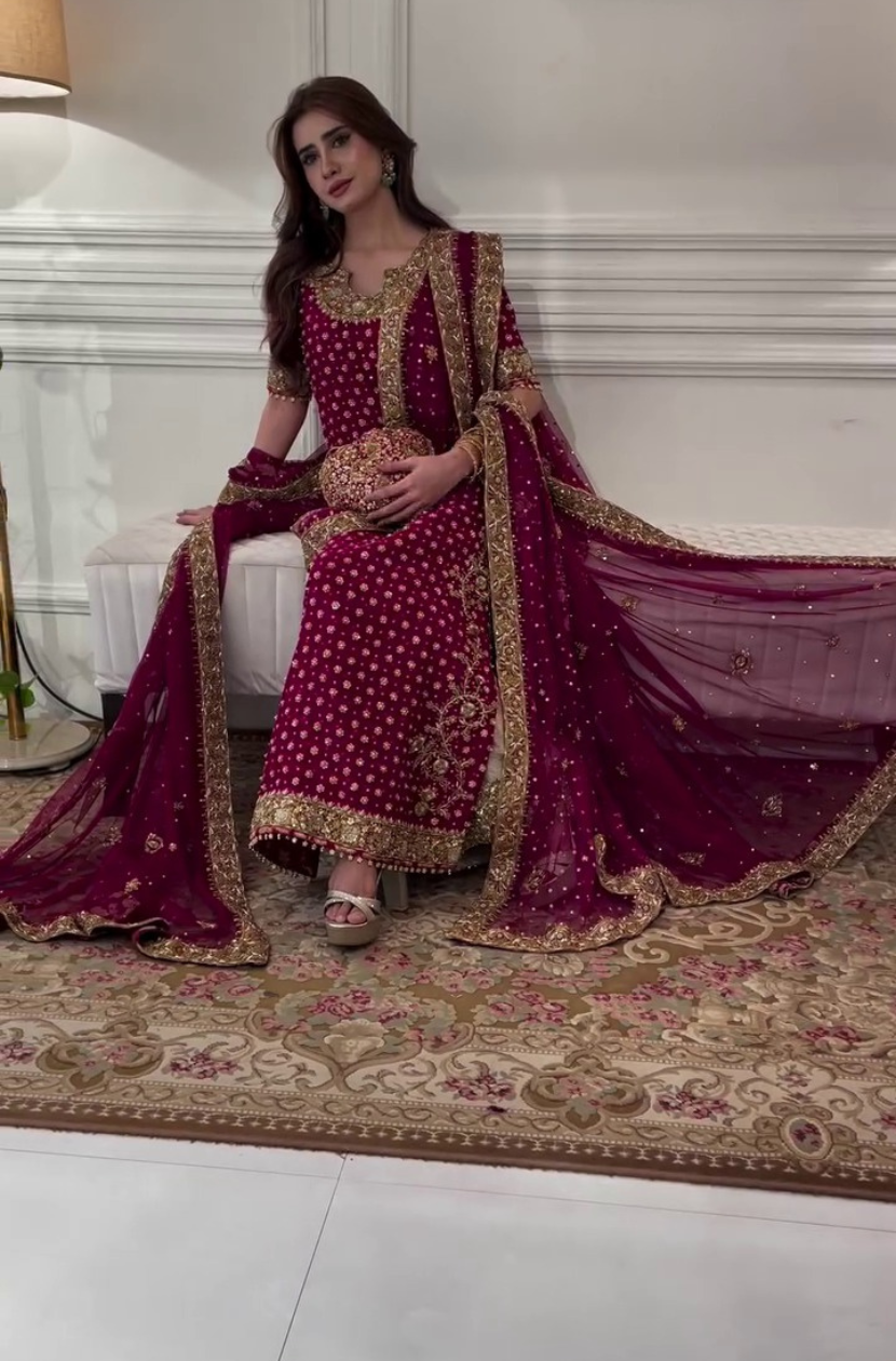 Wedding Edition Shocking Pink Chiffon