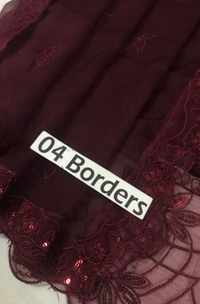 Luxurious Maroon Embroidered Velvet Ready To Wear