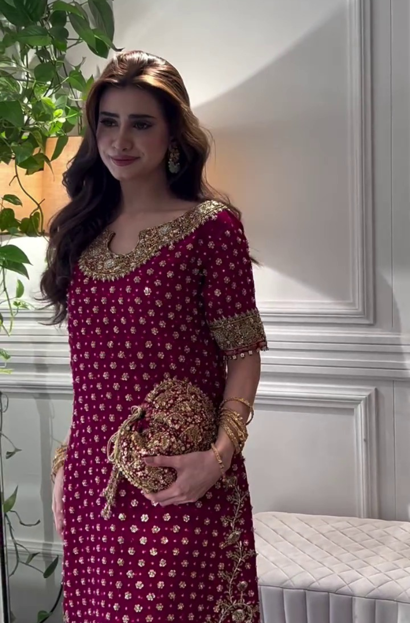Wedding Edition Shocking Pink Chiffon