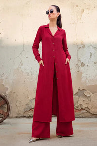 IBIZA - CRIMSON CO-ORD SET