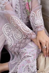 Soft Purple - Embroidered Lawn Suit With Printed Silk Dupatta | Ready To Wear