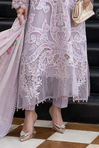 Soft Purple - Embroidered Lawn Suit With Printed Silk Dupatta | Ready To Wear