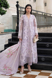 Soft Purple - Embroidered Lawn Suit With Printed Silk Dupatta | Ready To Wear