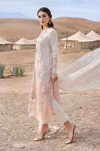 3 Piece Stitched Lawn Embroidery Suit - Ready To Wear
