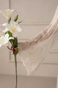 03-Piece Chiffon Suit With Embroidery - Ready To Wear