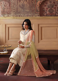3 Piece Stitched Chiffon Suit - Ready To Wear