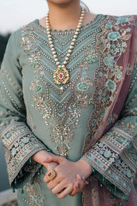 03-Piece Chiffon Suit With Embroidery - Ready To Wear