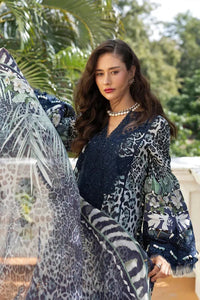 03-Piece Lawn Suit With Embroidery - Ready To Wear