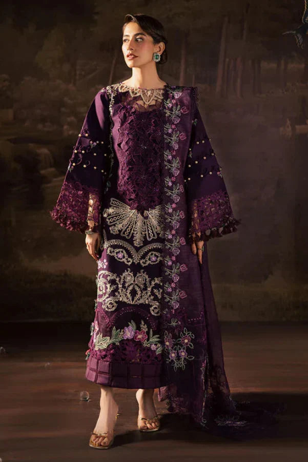 03-Piece Lawn Suit With Embroidery - Ready To Wear