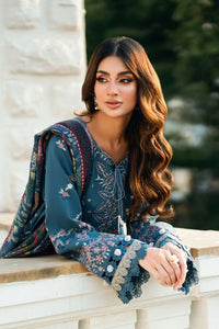 03-Piece Lawn Suit With Embroidery - Ready To Wear