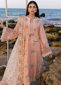03-Piece Lawn Suit With Embroidery - Ready To Wear
