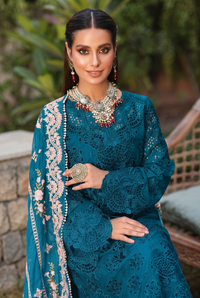 03-Piece Lawn Suit With Heavy Embroidery - Ready To Wear