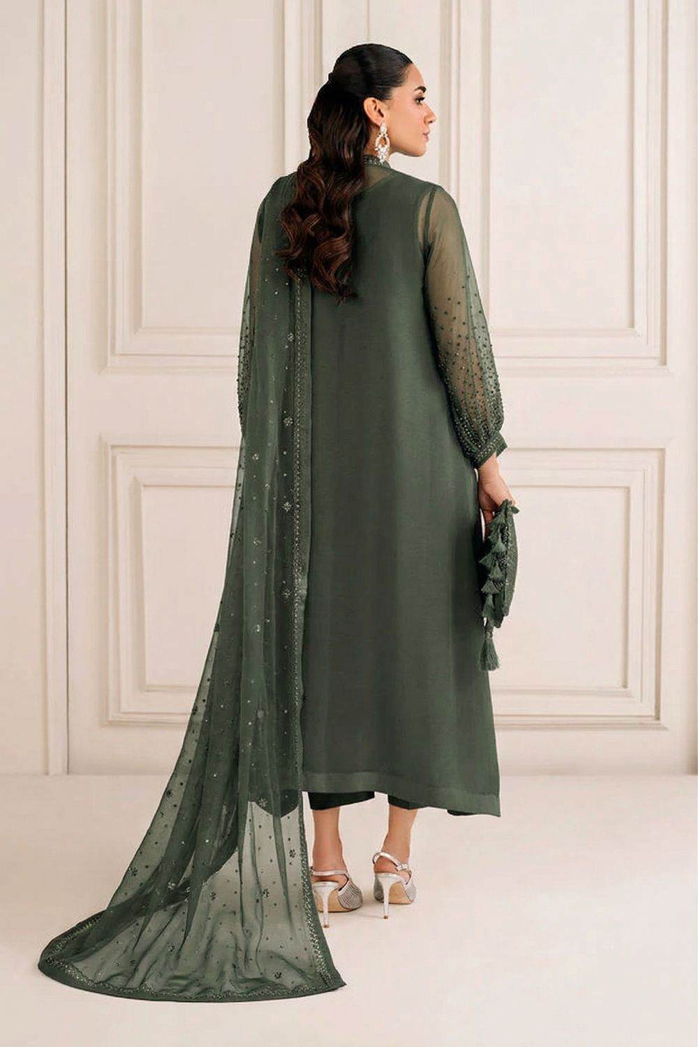 03-Piece Chiffon Suit - Ready To Wear