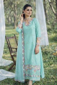 03-Piece Lawn Suit With Embroidery - Ready To Wear