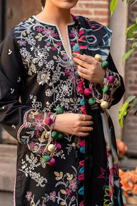 03-Piece Printed Lawn With Heavy Thread Embroidery Suit - Ready To Wear
