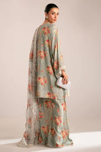 3 Piece Stitched Silk Suit - Ready To Wear