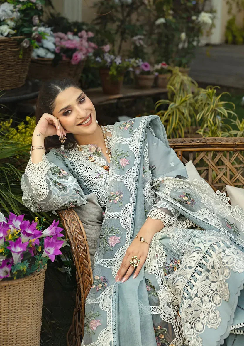 03-Piece Egyptian Lawn Suit - Ready To Wear