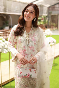 03-Piece Organza Suit - Ready To Wear