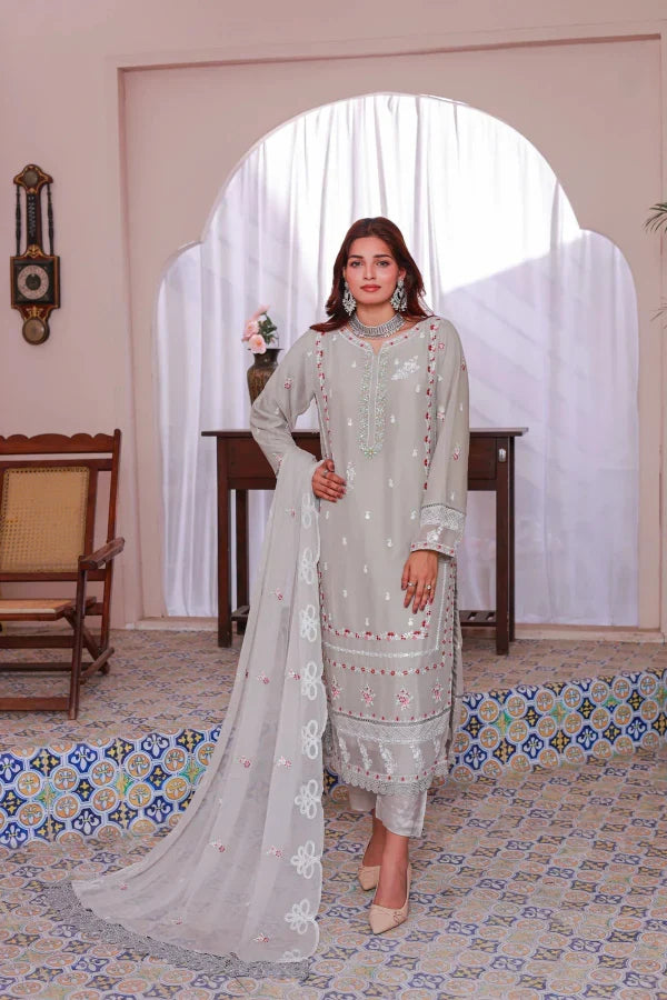 Chiffon Luxe 3 Piece Suit Ready to Wear
