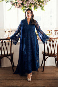 3 Piece Stitched Luxury Chiffon Dress - Ready To Wear