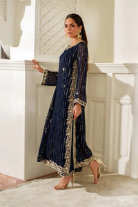 03-Piece Chiffon Suit With Embroidery - Ready To Wear