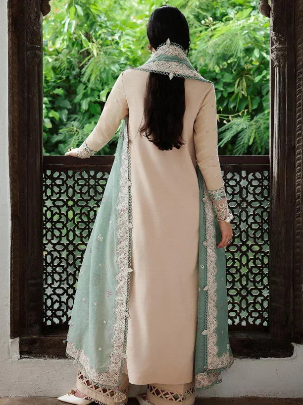 Ivory Sage Chikankari - Lawn Suit With Chikankari Dupatta | Ready To Wear