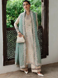 Ivory Sage Chikankari - Lawn Suit With Chikankari Dupatta | Ready To Wear
