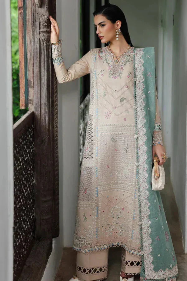 Ivory Sage Chikankari - Lawn Suit With Chikankari Dupatta | Ready To Wear