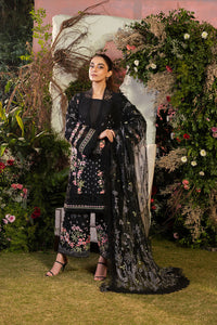 3 Piece Stitched Chikankari Organza Suit - Ready To Wear